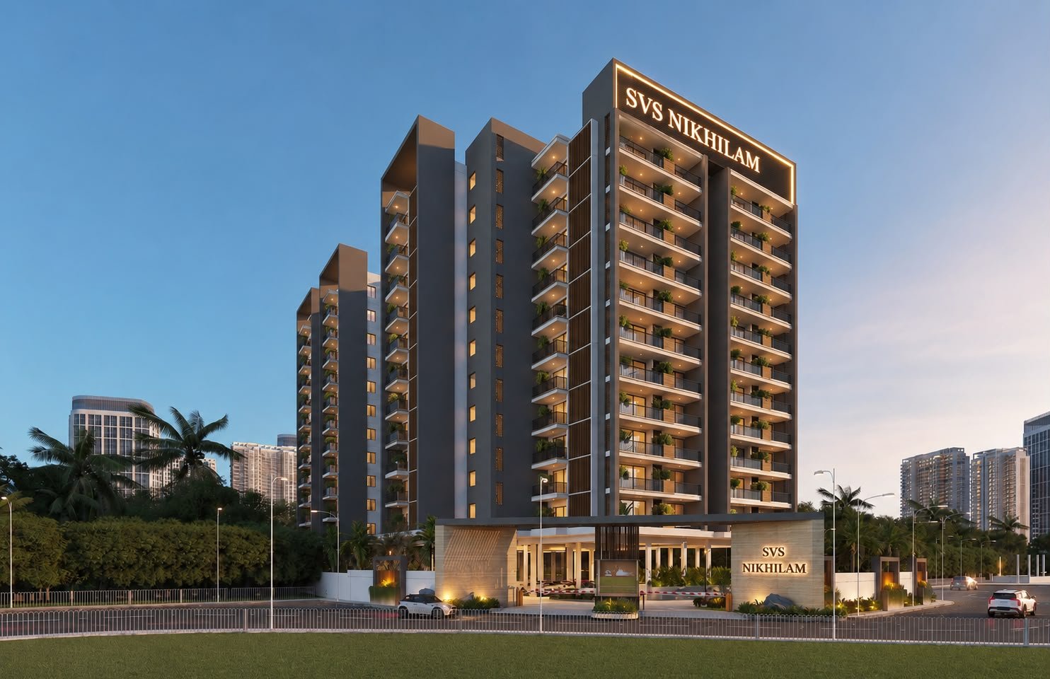 SVS Nikhilam — design render, Hyderabad